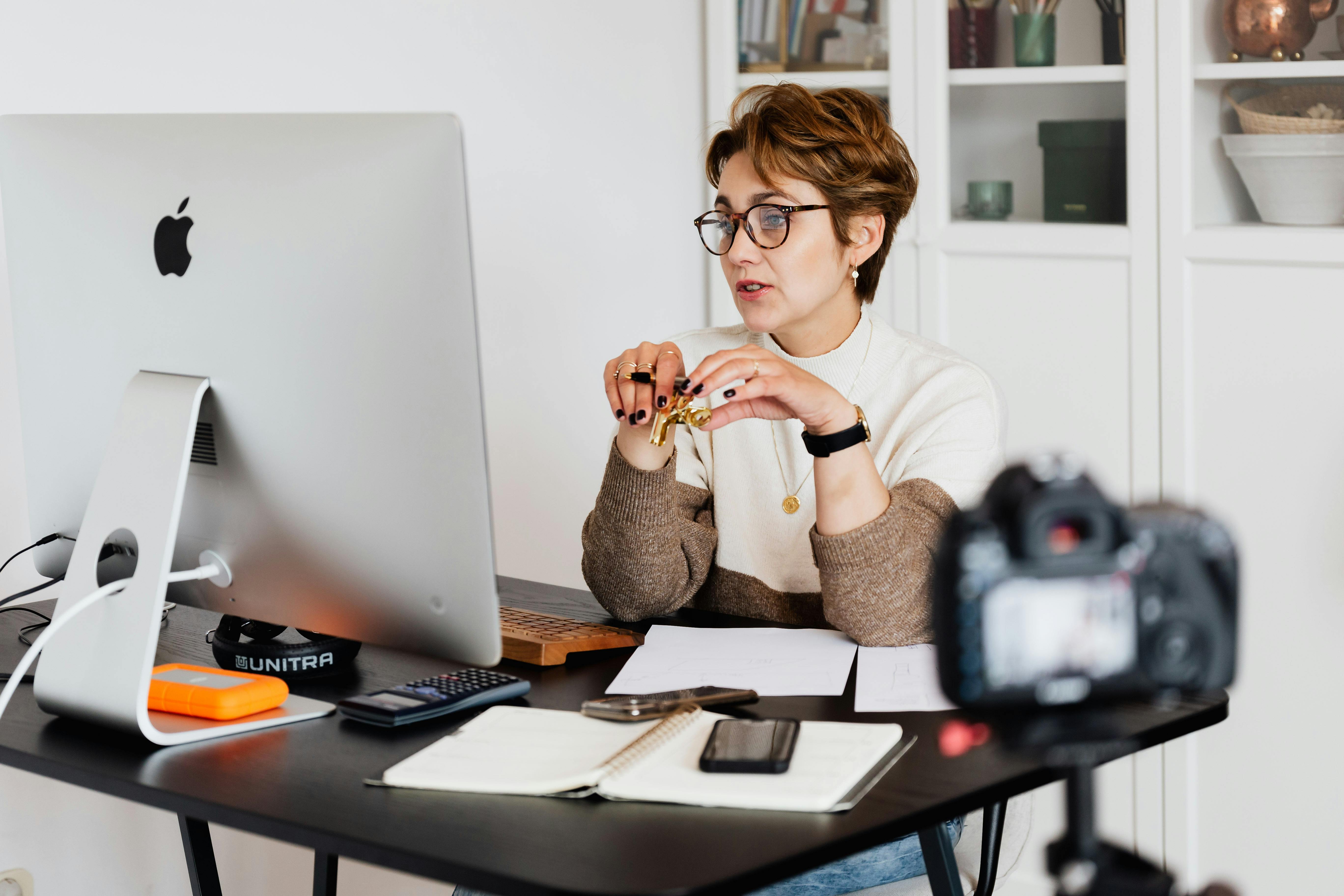 Educator creating online content